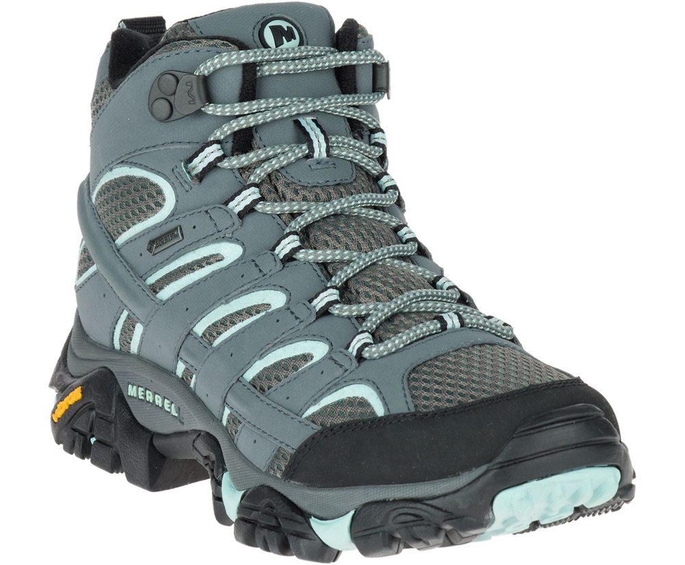 Botas Mujer - Merrell Moab 2 Mid Gore-Tex® - Gris - ZBIA-38160